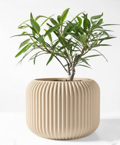 Der Unis – Zeitloser 3D-Pflanztopf mit rhythmischer Kontur