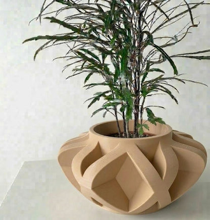 Sono 3D Pflanztopf – Kunstvolle Präzision trifft florales Design