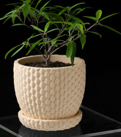 Dragonscale – 3D-Pflanztopf mit drachenstarker Struktur