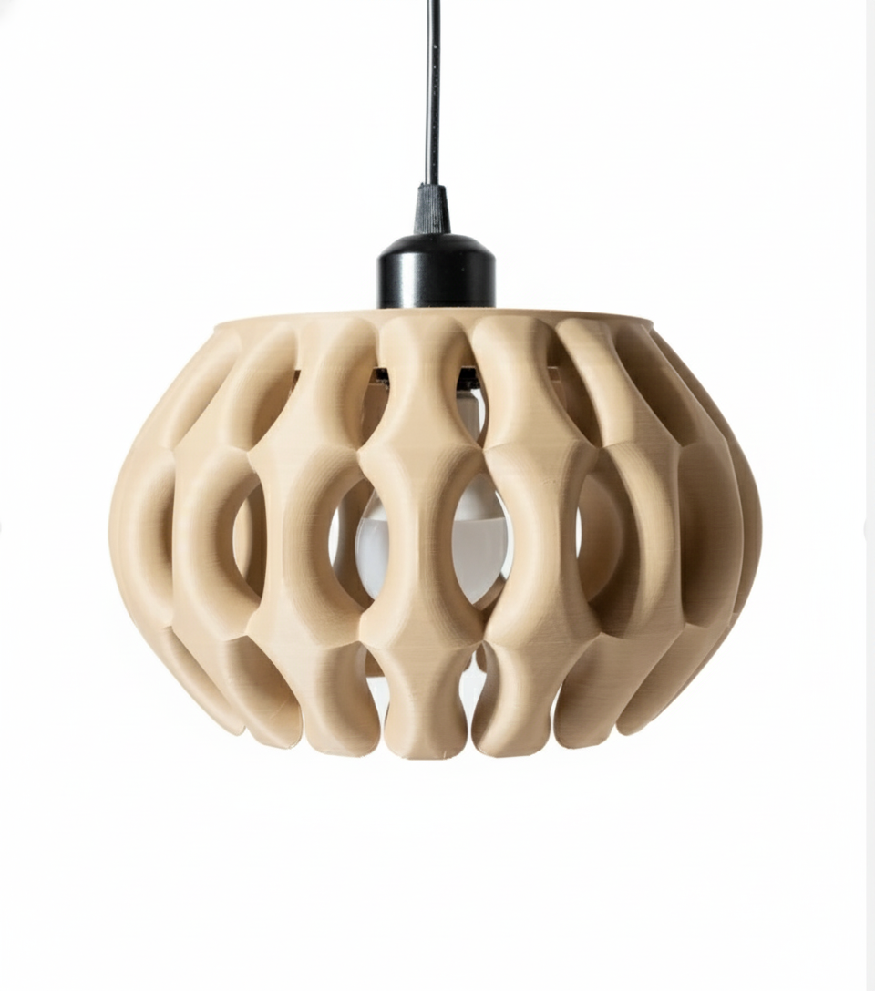 "Xiomu" Lampenschirm – Futuristisches Design mit organischer Struktur