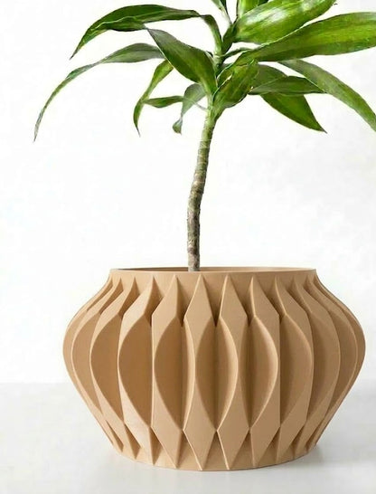 Sevi Pflanztopf – Dreidimensionale Eleganz in floraler Form
