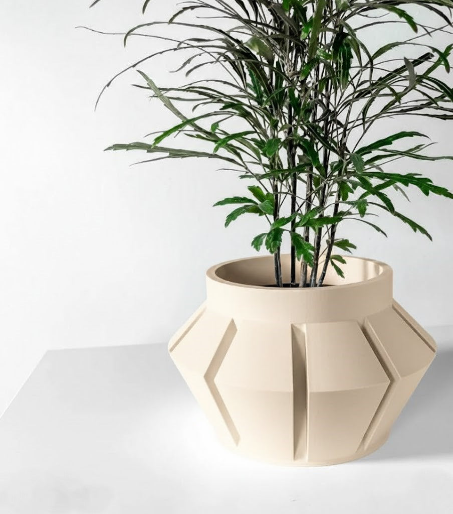 Erno 3D Pflanztopf – Geometrische Klarheit in innovativer Form