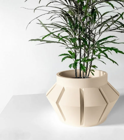 Erno 3D Pflanztopf – Geometrische Klarheit in innovativer Form