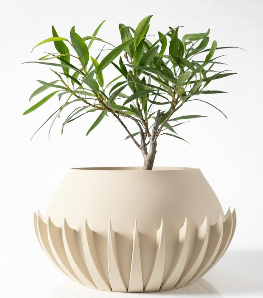 Der Lavis – Skulpturaler 3D-Pflanztopf mit dynamischer Bodenstruktur