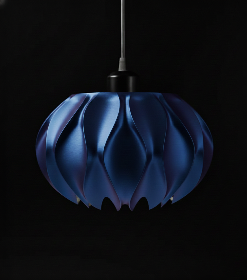 "Abyssal" Pendelleuchte – skulpturales Lichtobjekt mit organischem Charakter