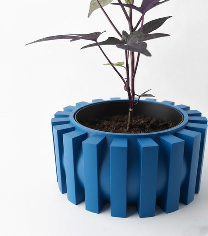 Erlin Pflanztopf – Architektonischer 3D-Pflanztopf mit kraftvollem Reliefdesign