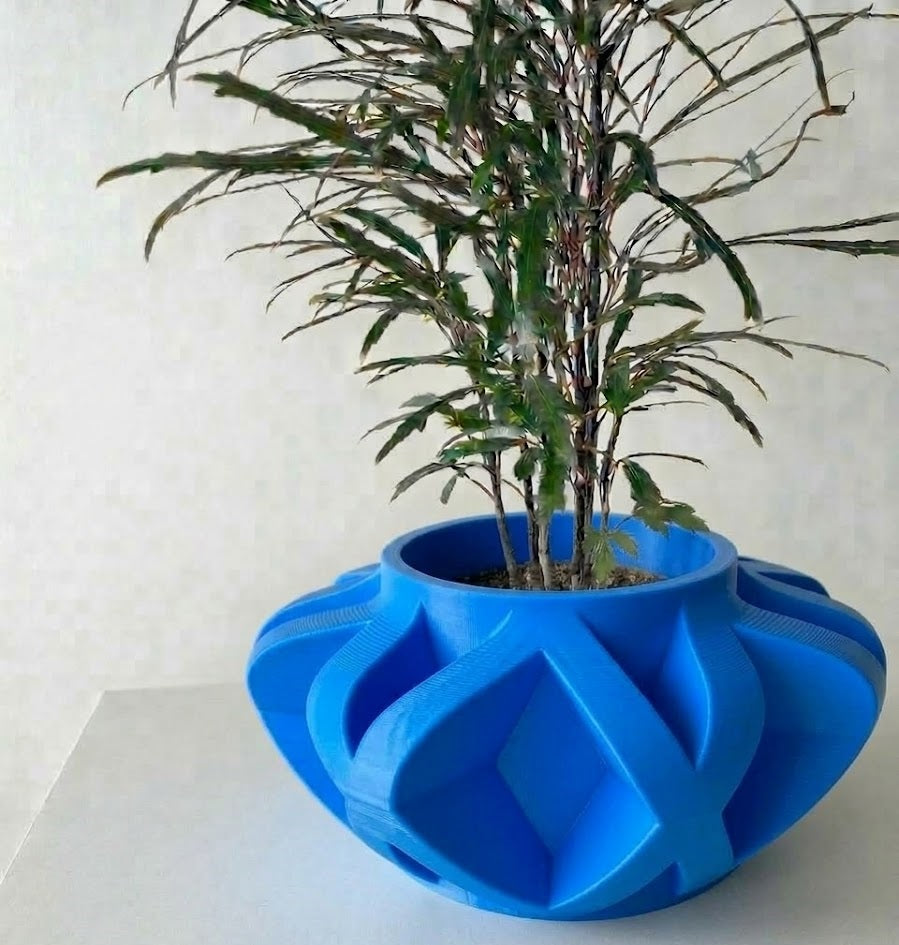 Sono 3D Pflanztopf – Kunstvolle Präzision trifft florales Design