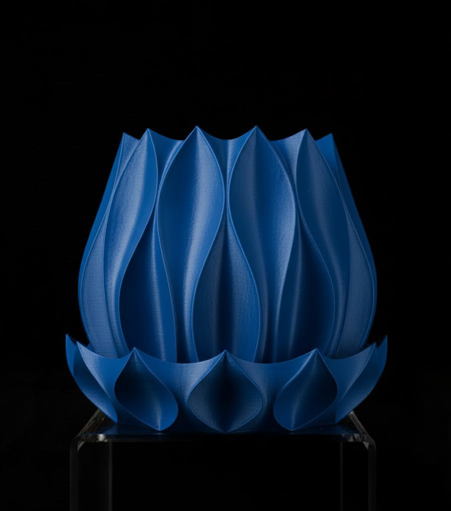 Abyssal Planter Pot 2 Die skulpturale Wellen Schale 3D-Pflanztopf