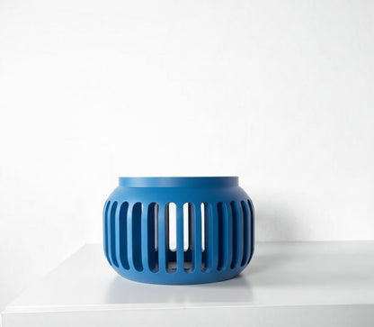 Noxa Pflanztopf – Zeitloser 3D-Orchideentopf mit ovalen Lüftungsschlitzen und Abtropfschale