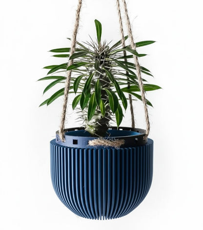 Der Jani – Skulpturaler 3D-Hängepflanztopf für schwebende Urban-Jungle-Looks