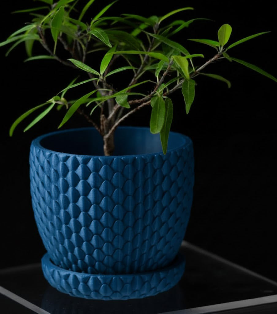 Dragonscale – 3D-Pflanztopf mit drachenstarker Struktur