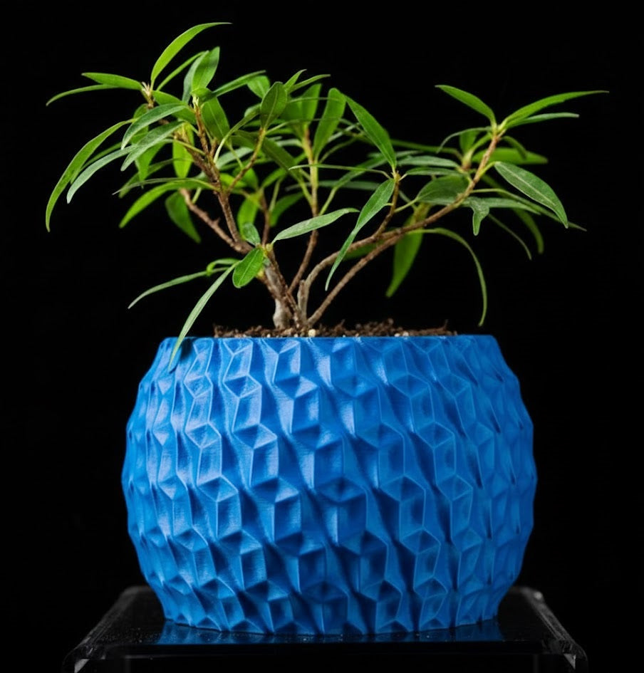 Hexa Planter Pot – 3D-Pflanztopf mit Facettenschliff