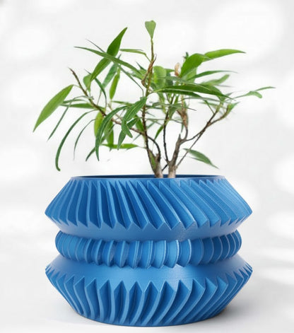 Der Jako – Futuristischer 3D-Pflanztopf mit rhythmischer Struktur