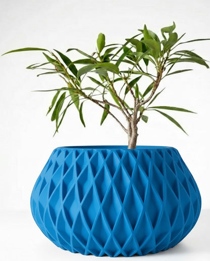 Der Rivio – 3D-Pflanztopf mit rautenartiger Gitterstruktur