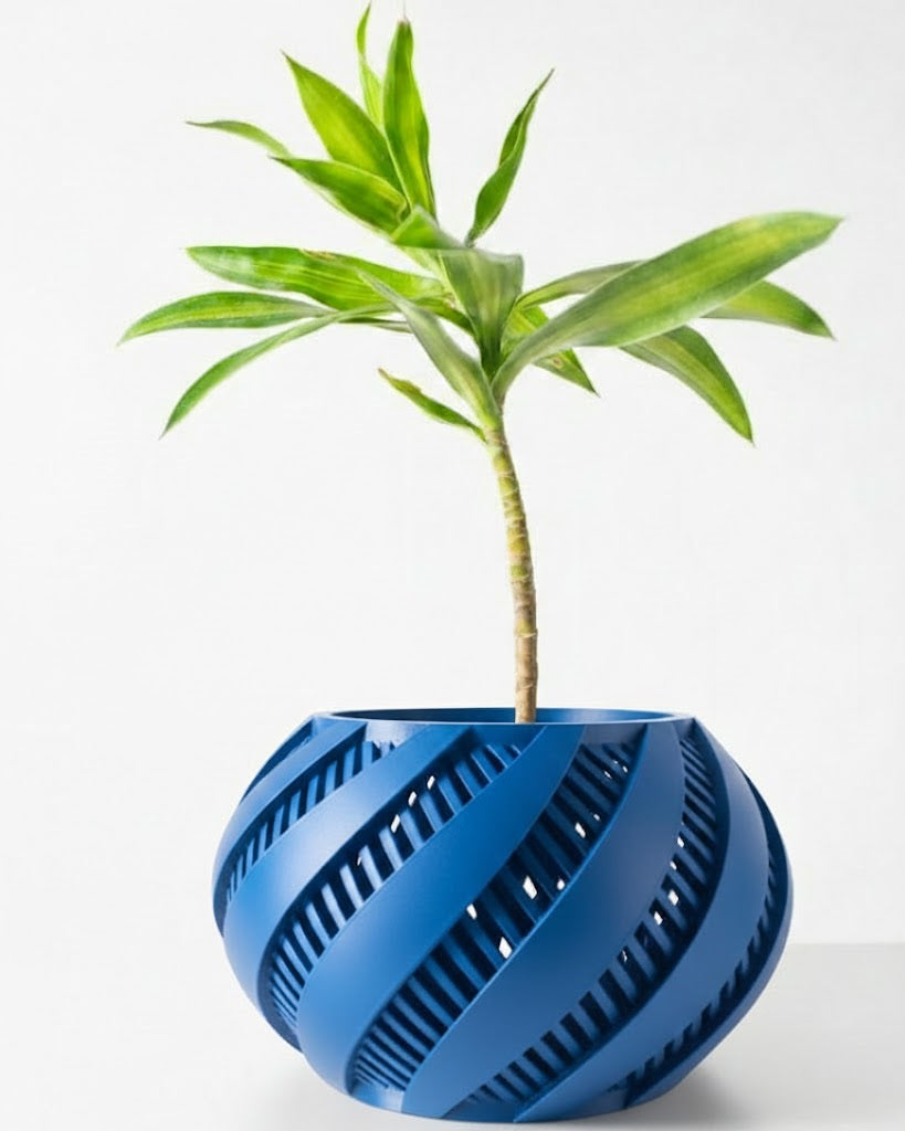 Krato – Der 3D-Pflanztopf mit dynamischem Lamellen-Design