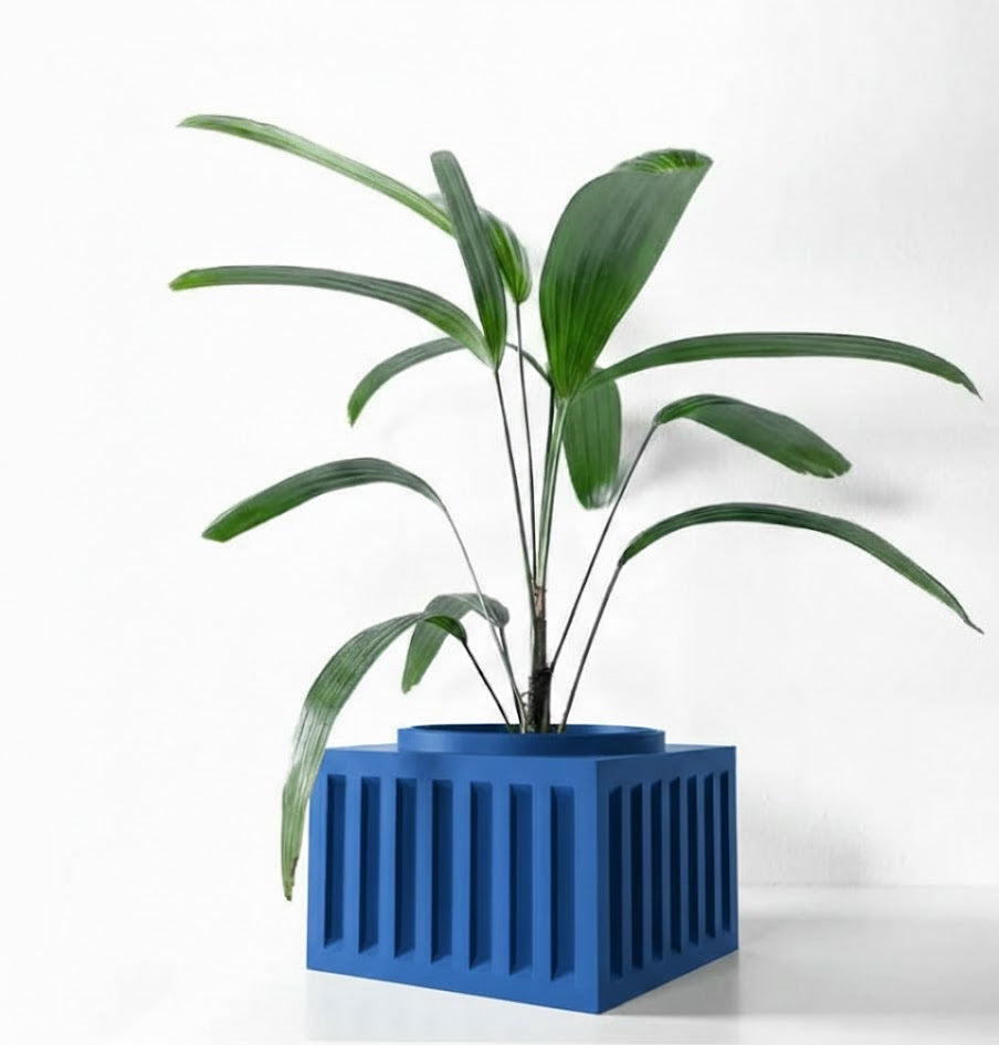 Larix Pflanztopf – Architektonisches Statement mit Kante