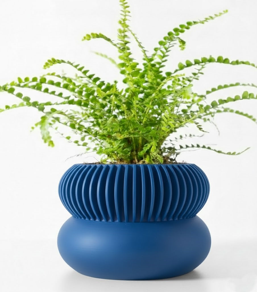 Der Elomi – 3D-Pflanztopf mit dynamischer Zweiteilung und skulpturaler Eleganz