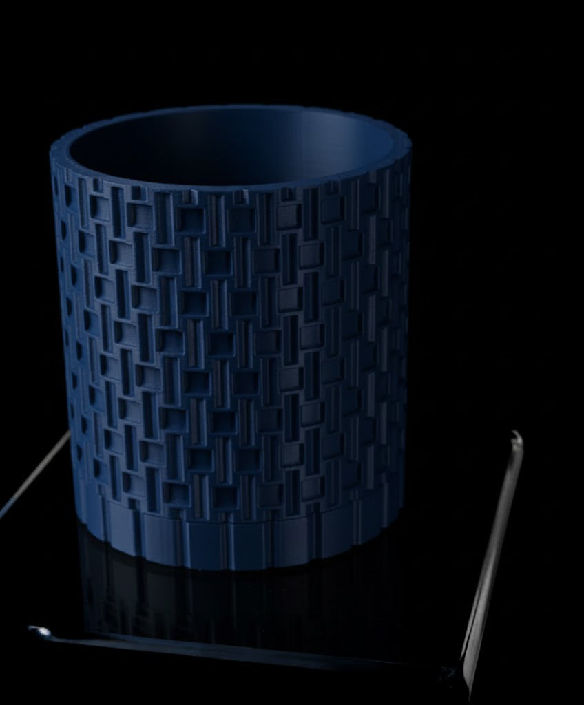 Fliesenpflanztopf – Geometrische Eleganz in 3D-Form