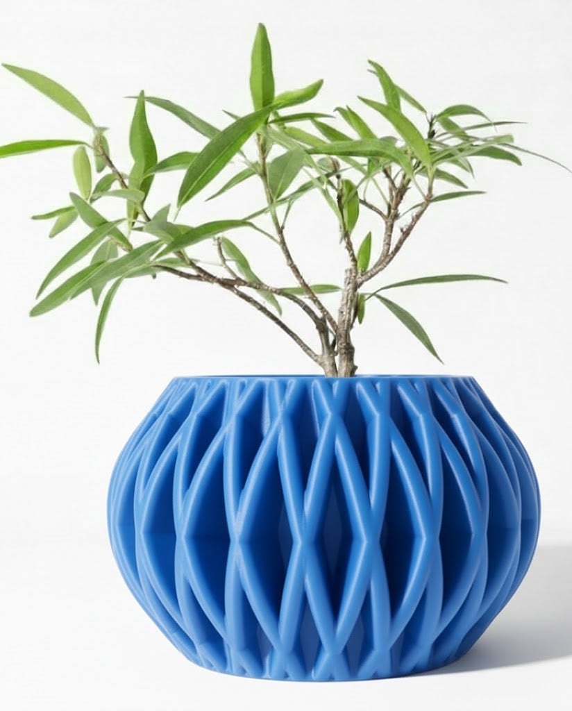 Der Maka – 3D-Pflanztopf mit dynamischer Gitterstruktur