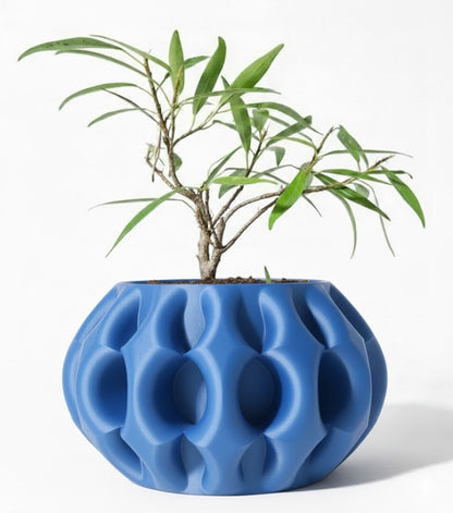 Der Xiomu – Skulpturaler 3D-Pflanztopf mit futuristischer Tiefenstruktur