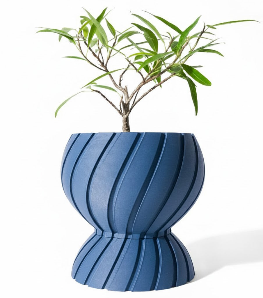 Der Maki – Zeitloser 3D-Pflanztopf mit dynamischer Spiralstruktur