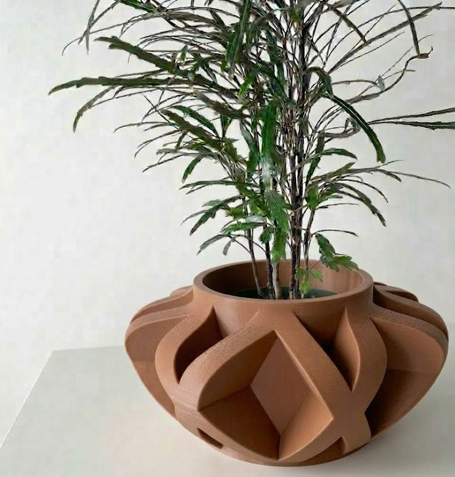 Sono 3D Pflanztopf – Kunstvolle Präzision trifft florales Design