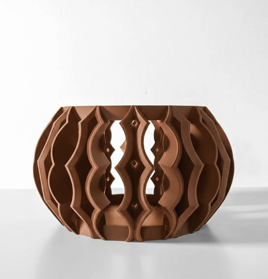 Luvo 3D Orchideen-Pflanztopf – Skulpturale Leichtigkeit trifft Funktion
