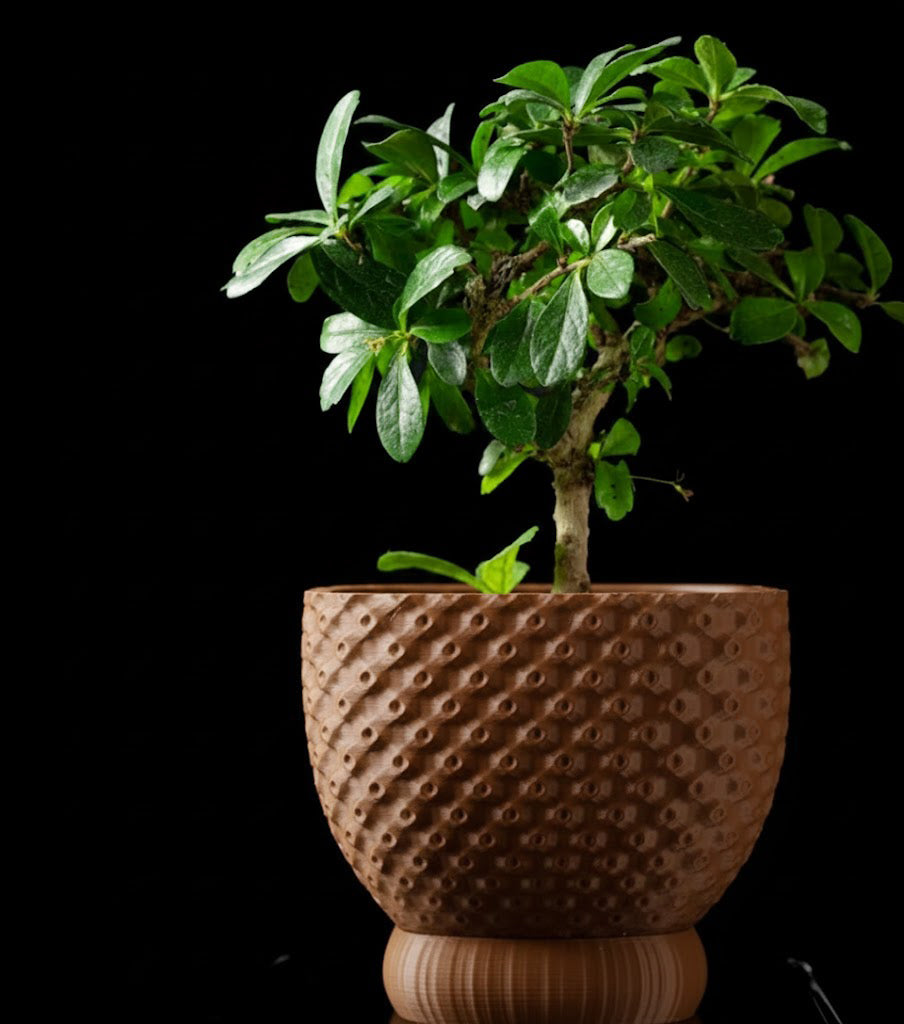 Connect Planter Pot – Strukturierte Eleganz im 3D-Design