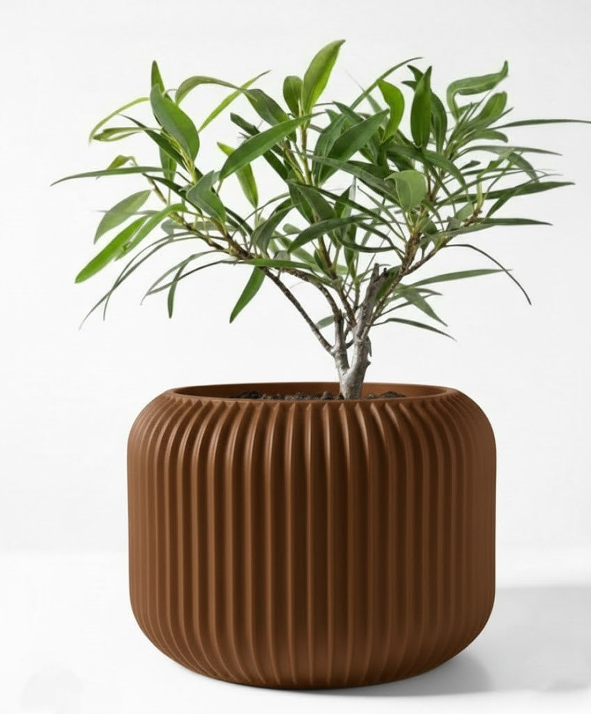 Der Unis – Zeitloser 3D-Pflanztopf mit rhythmischer Kontur