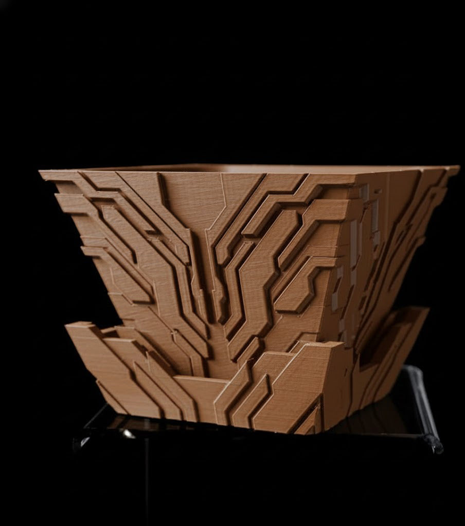 Uplink – Der 3D Pflanztopf mit digitaler Struktur