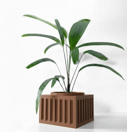 Larix Pflanztopf – Architektonisches Statement mit Kante