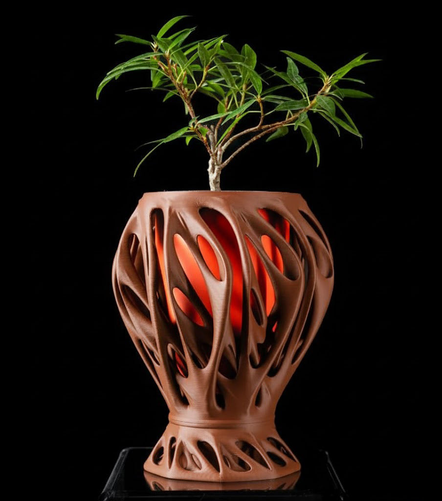 Mantis – Der organisch-geformte 3D Pflanztopf mit futurativem Look
