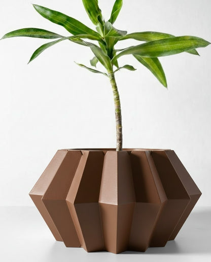Pflanztopf „Jun“ – Geometrische Harmonie in 3D-Design
