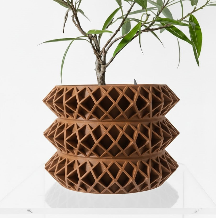 Der Tomo – 3D-Pflanztopf mit geometrischer Raffinesse