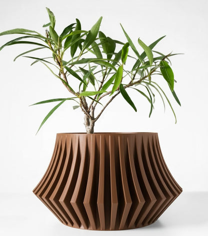 Der Jasen – Facettenreicher 3D-Pflanztopf mit architektonischem Fächerlook