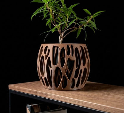 Schleim – Organische 3D-Form in geschlossener Eleganz