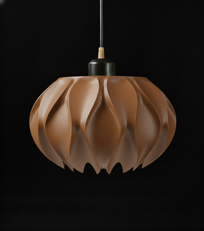 "Abyssal" Pendelleuchte – skulpturales Lichtobjekt mit organischem Charakter