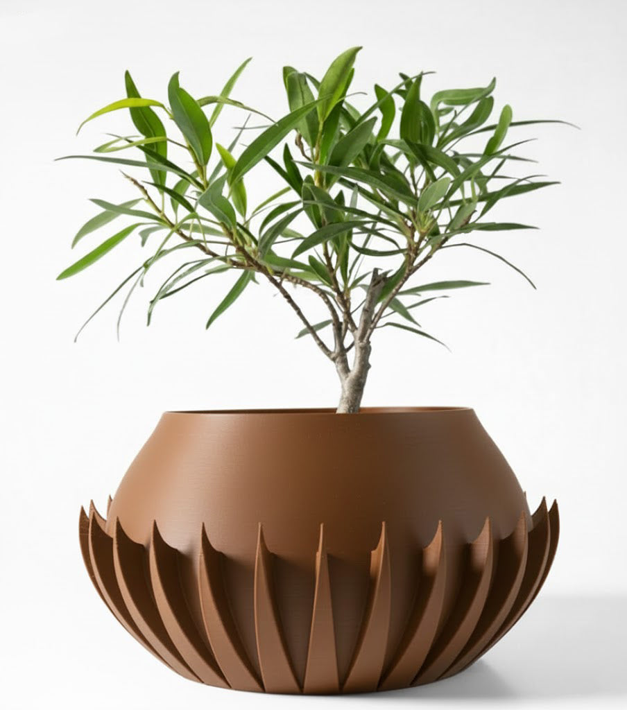 Der Lavis – Skulpturaler 3D-Pflanztopf mit dynamischer Bodenstruktur