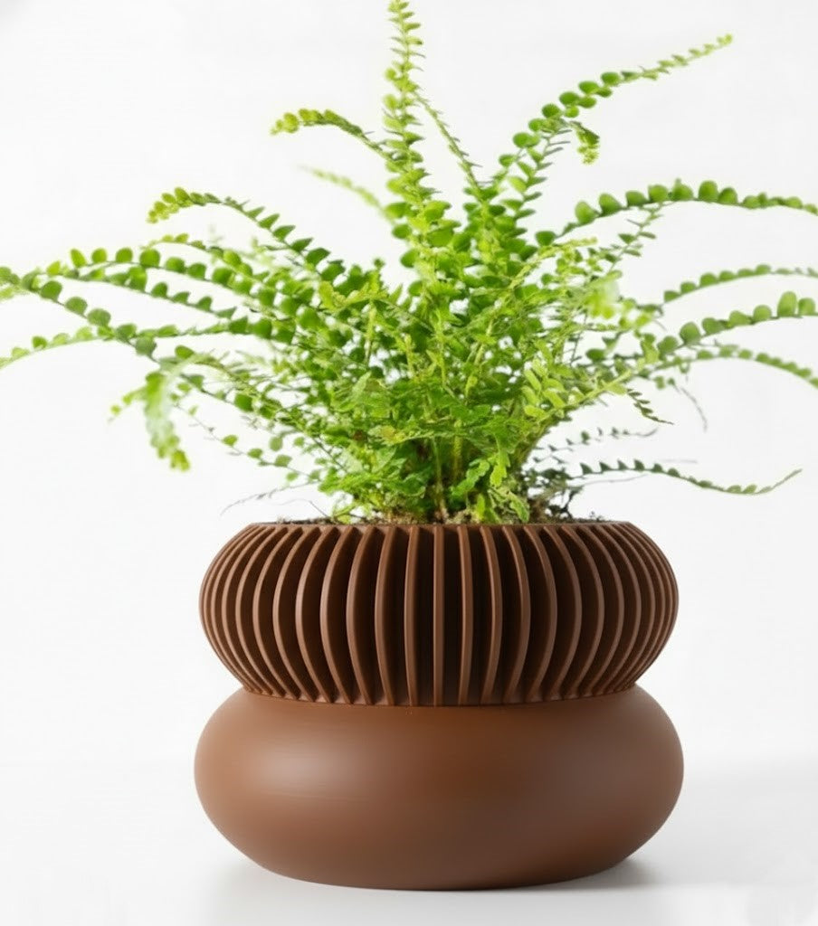 Der Elomi – 3D-Pflanztopf mit dynamischer Zweiteilung und skulpturaler Eleganz