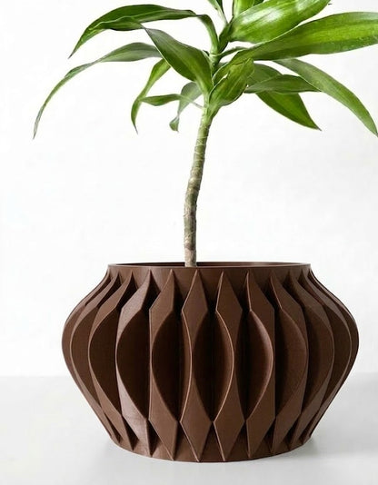 Sevi Pflanztopf – Dreidimensionale Eleganz in floraler Form