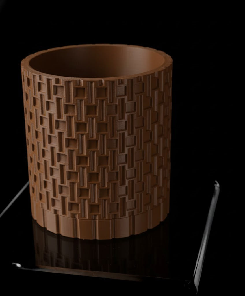 Fliesenpflanztopf – Geometrische Eleganz in 3D-Form