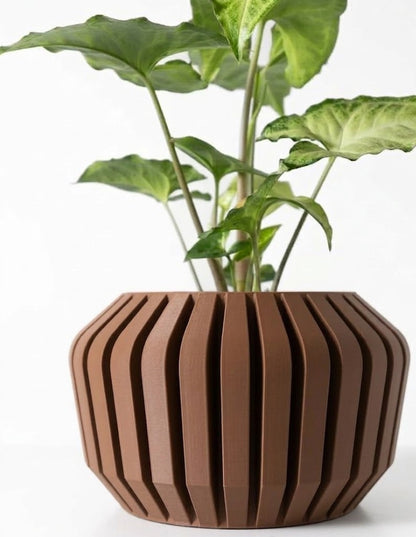 Vaki Pflanztopf – 3D-Faltkunst im Facetten-Look