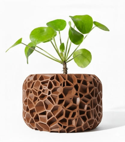 Der Vori – Organischer 3D-Pflanztopf im Voronoi-Look