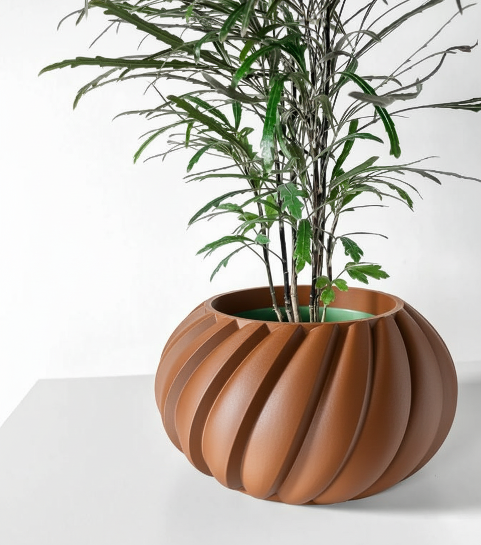 Oro 3D Pflanztopf – Dynamische Form trifft modernes Design