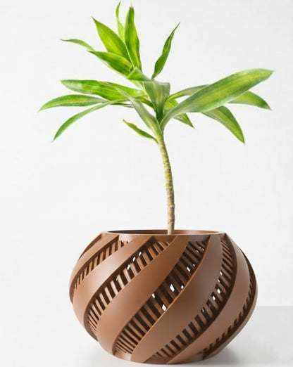 Krato – Der 3D-Pflanztopf mit dynamischem Lamellen-Design