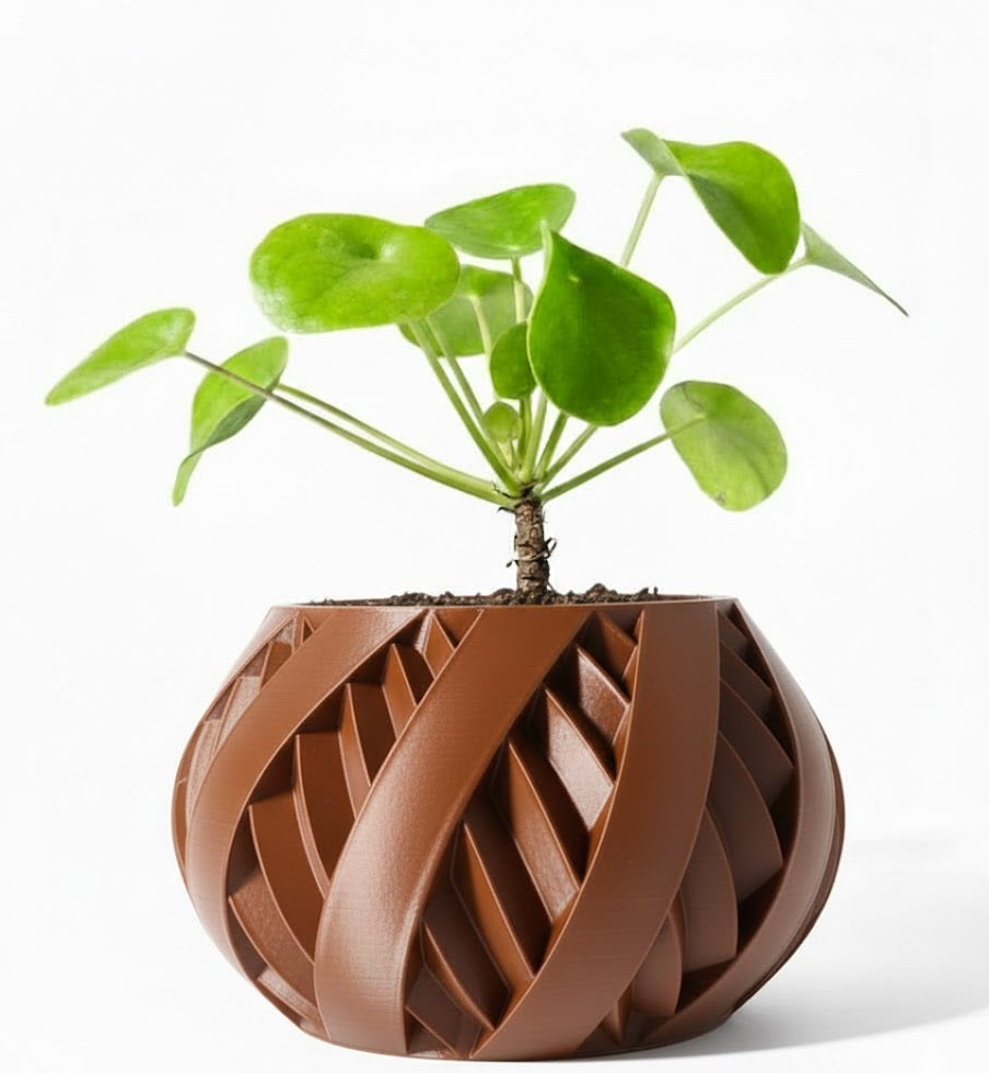 Der Silvo – 3D-Pflanztopf mit spiralförmiger Dynamik