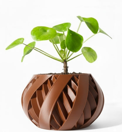 Der Silvo – 3D-Pflanztopf mit spiralförmiger Dynamik