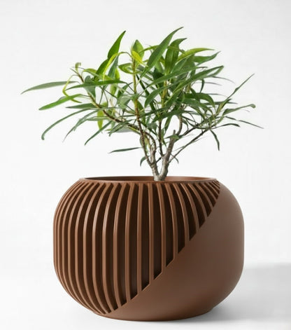 Der Narvo – 3D-Pflanztopf mit dynamischem Lamellen-Design