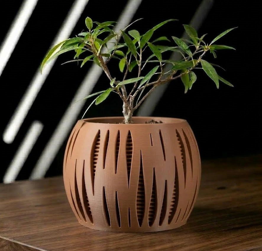 Split Pflanztopf – Architektur trifft Natur in 3D