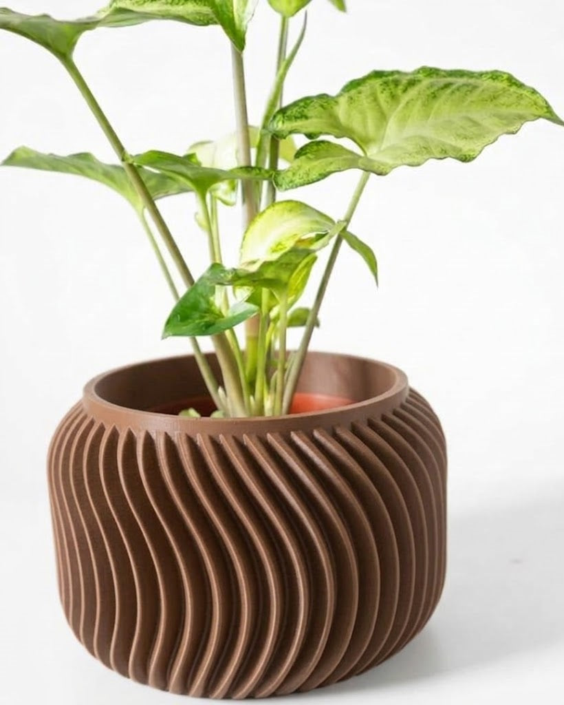 Vilex Pflanztopf – 3D-Design mit dynamischer Wellenstruktur
